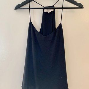 Loft, Size XS, Black Tank Blouse